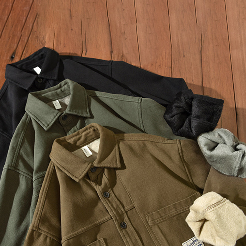 VELLANE | CHEMISE CARGO EN POLAIRE POUR HOMME