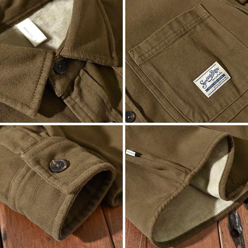 VELLANE | CHEMISE CARGO EN POLAIRE POUR HOMME