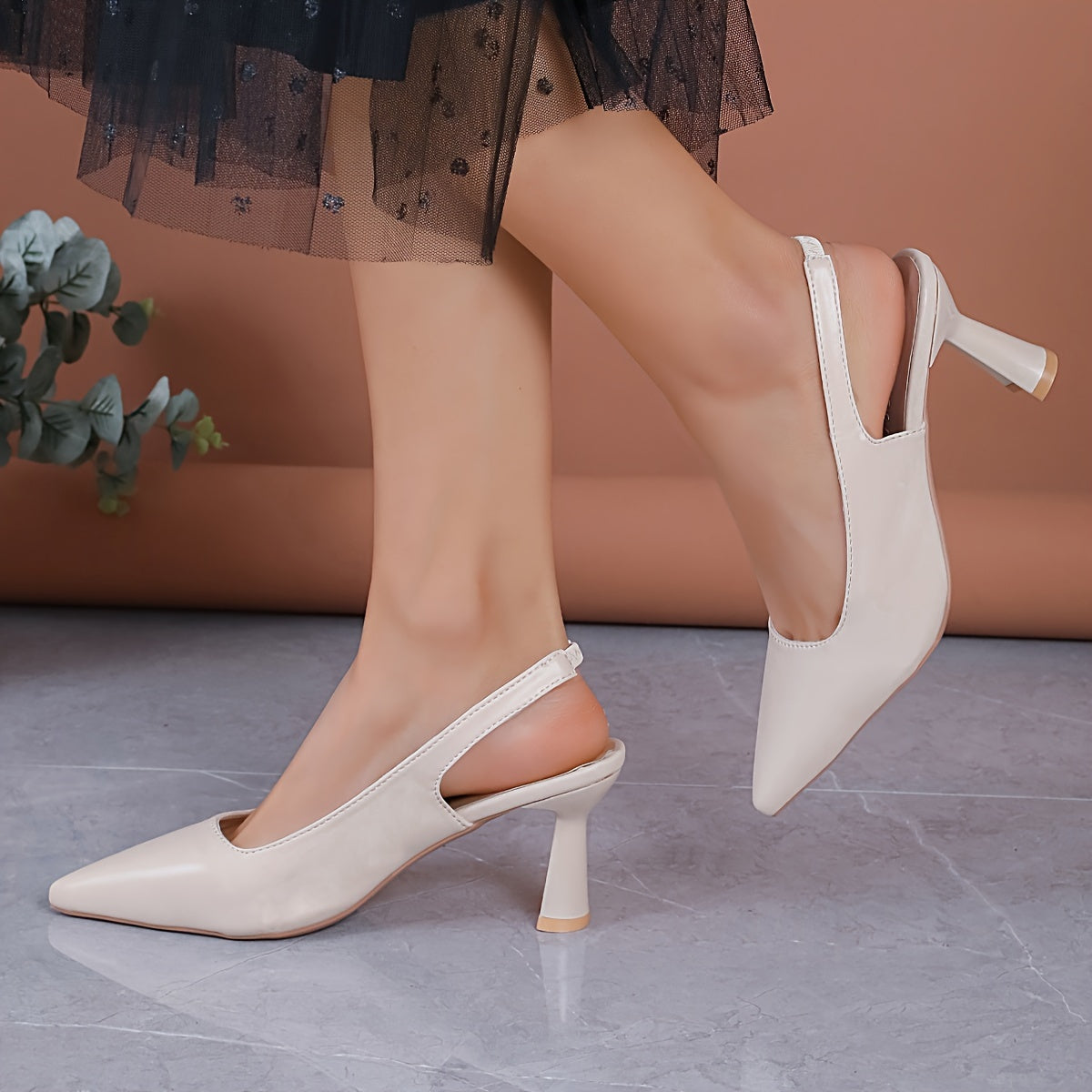 Sophia™ | Talons Élegants Slingback