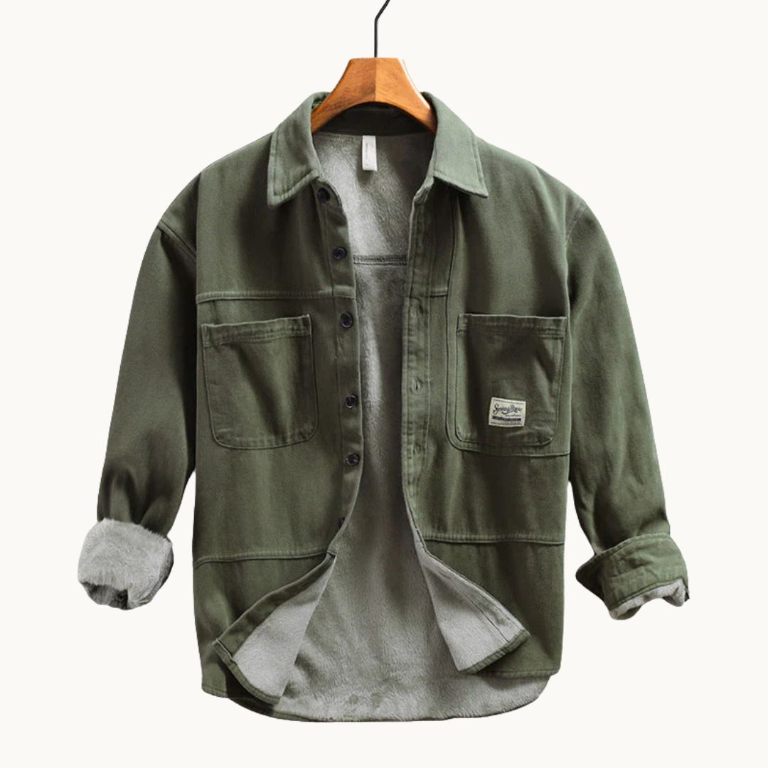 VELLANE | CHEMISE CARGO EN POLAIRE POUR HOMME