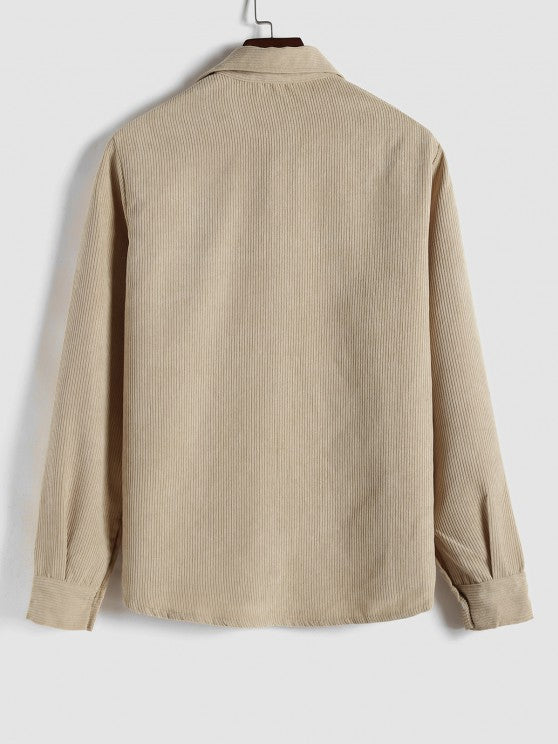VELLANE | CHEMISE MANCHES LONGUES DEMI-BOUTONS POUR HOMME