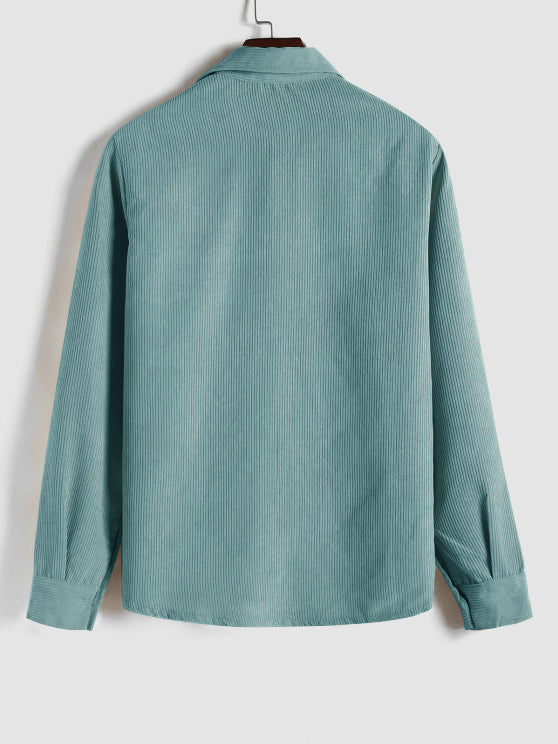 VELLANE | CHEMISE MANCHES LONGUES DEMI-BOUTONS POUR HOMME