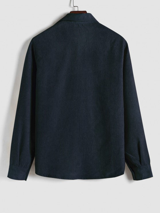 VELLANE | CHEMISE MANCHES LONGUES DEMI-BOUTONS POUR HOMME