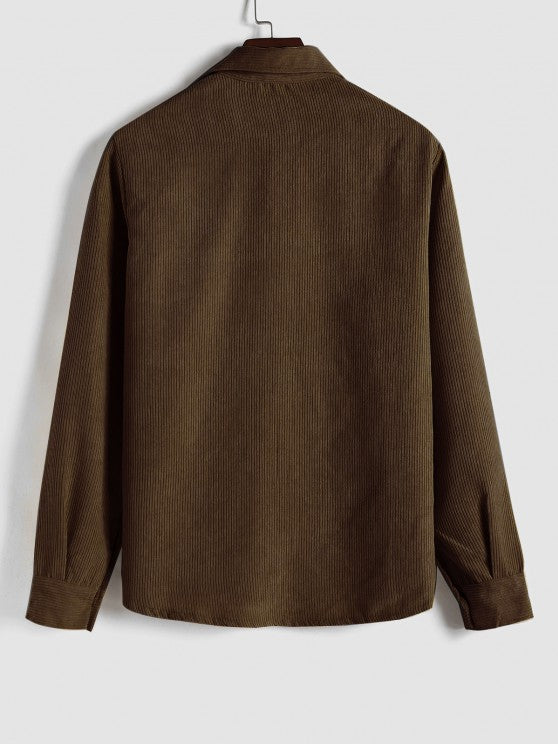 VELLANE | CHEMISE MANCHES LONGUES DEMI-BOUTONS POUR HOMME