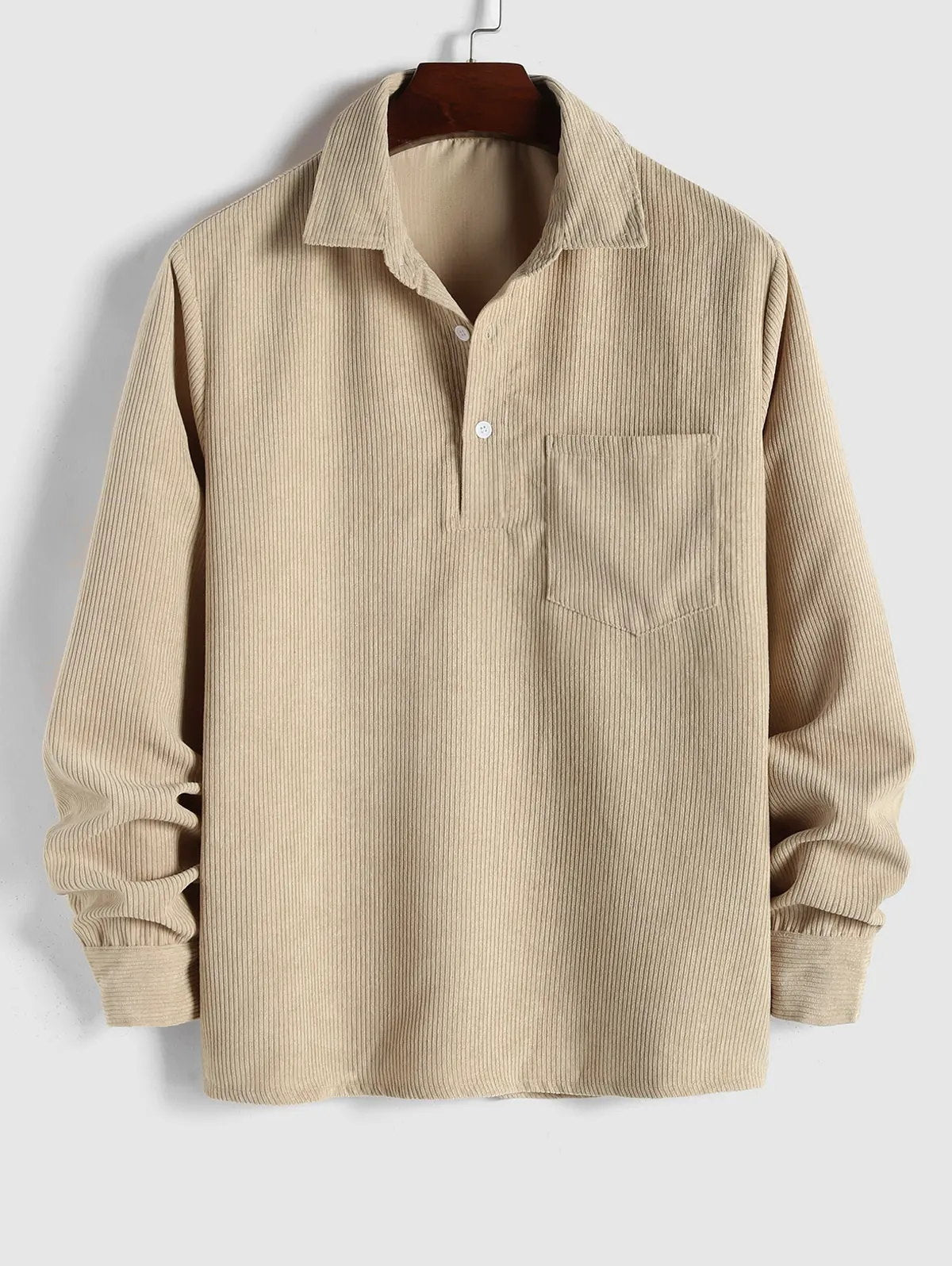 VELLANE | CHEMISE MANCHES LONGUES DEMI-BOUTONS POUR HOMME