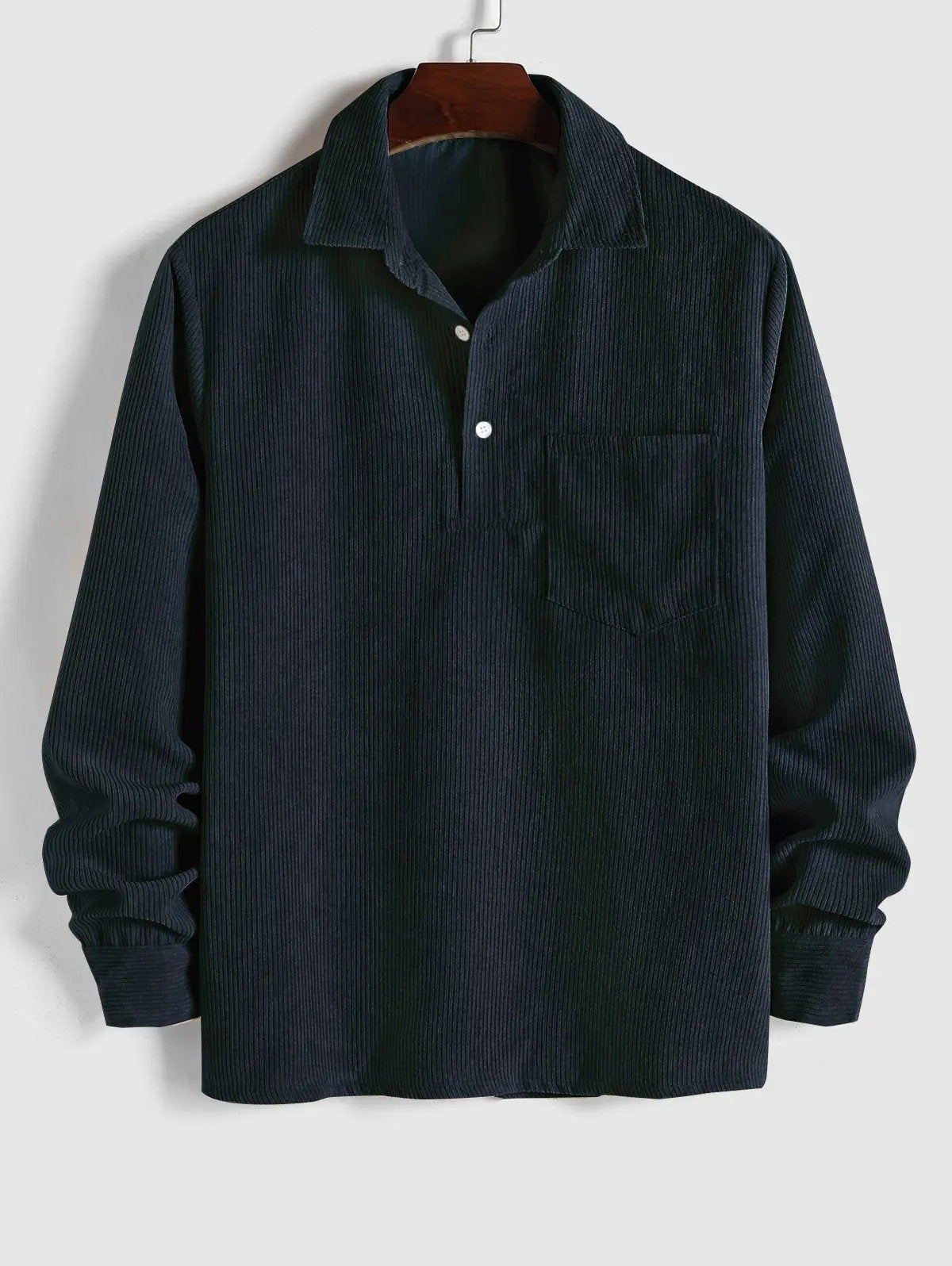 VELLANE | CHEMISE MANCHES LONGUES DEMI-BOUTONS POUR HOMME