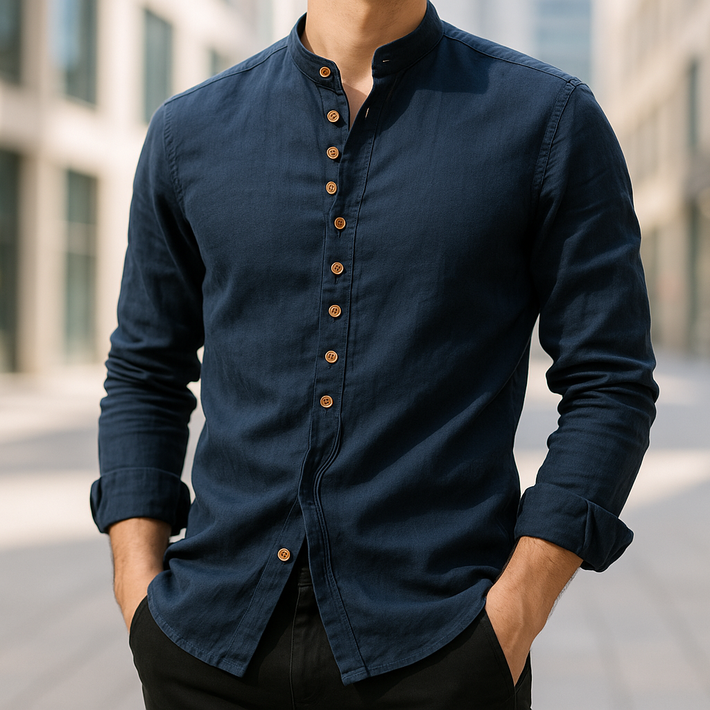VELLANE | CHEMISE EN LIN ET COTON POUR HOMME