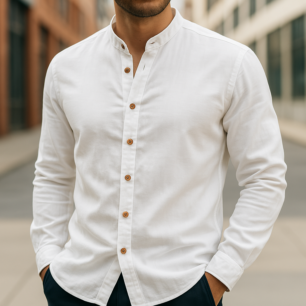 VELLANE | CHEMISE EN LIN ET COTON POUR HOMME