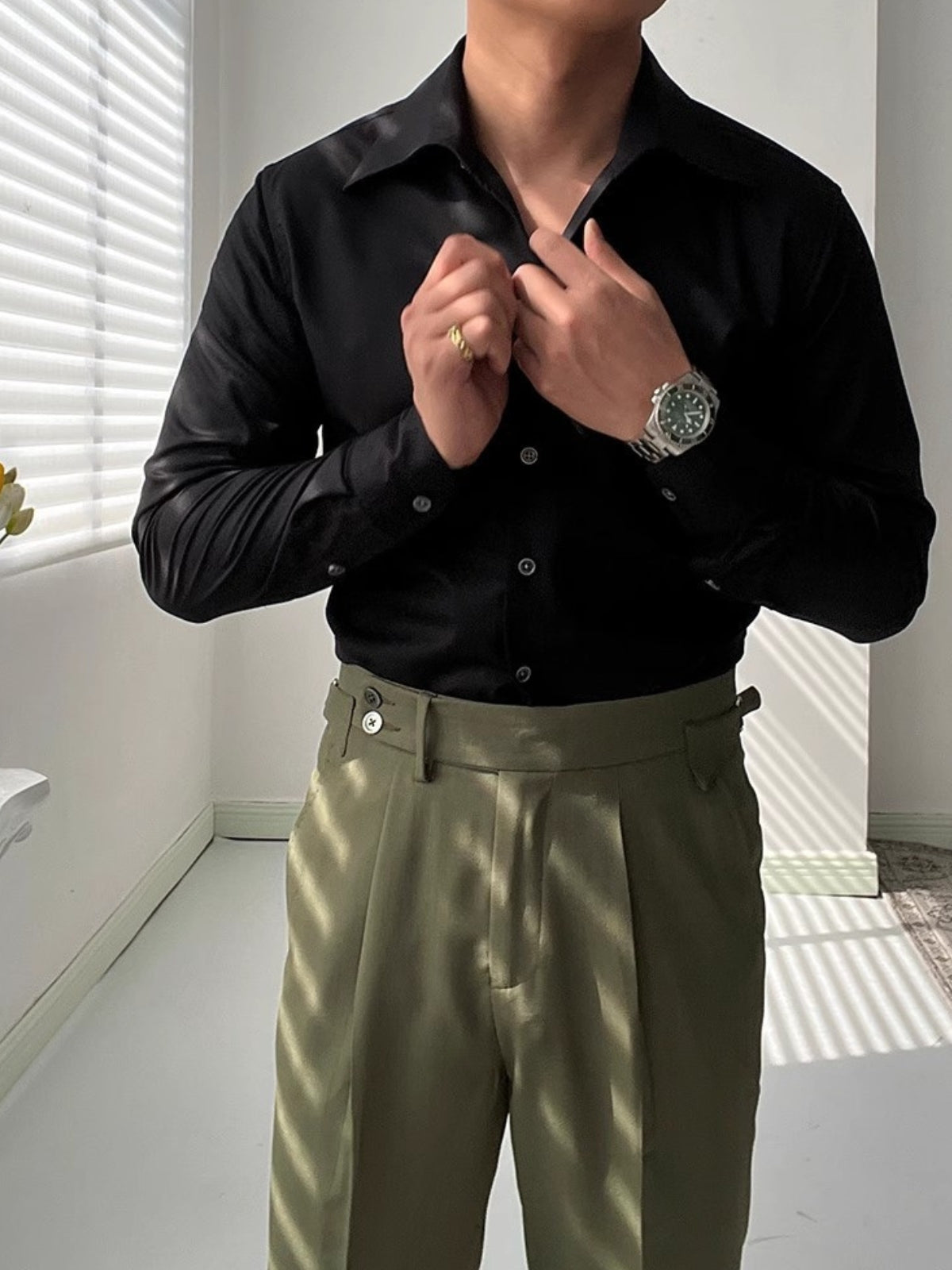 VELLANE | CHEMISE ATHLÉTIQUE ITALIENNE POUR HOMME EN BAMBOU