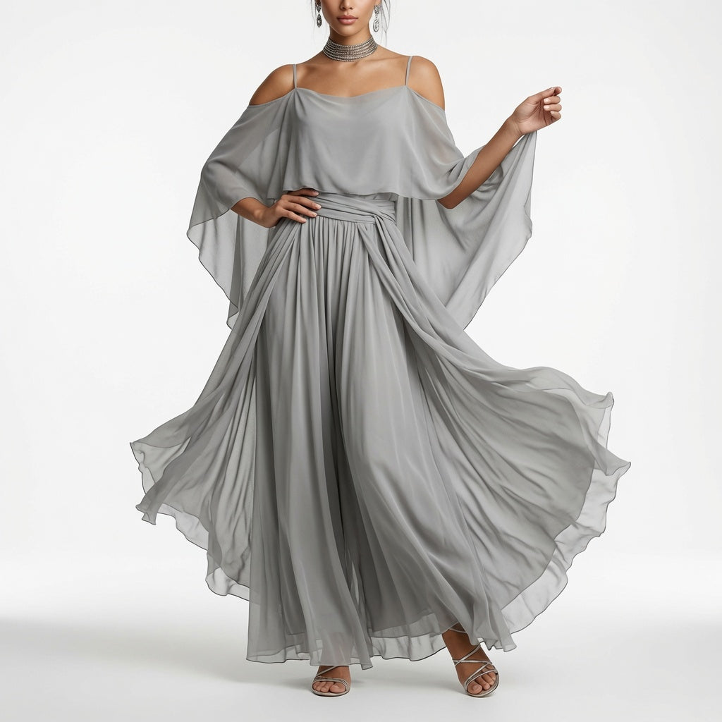 Isabela | Ensemble Fluide Gris