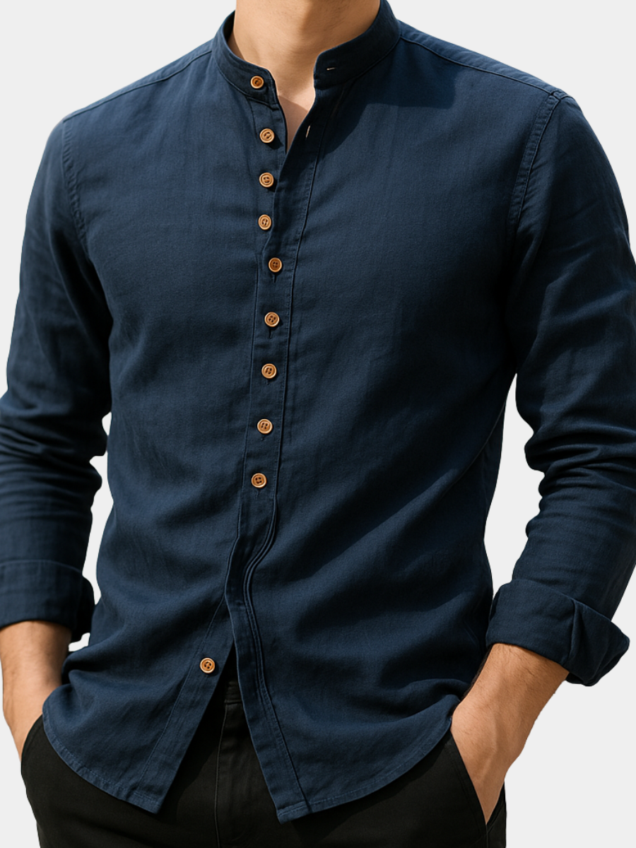 VELLANE | CHEMISE EN LIN ET COTON POUR HOMME