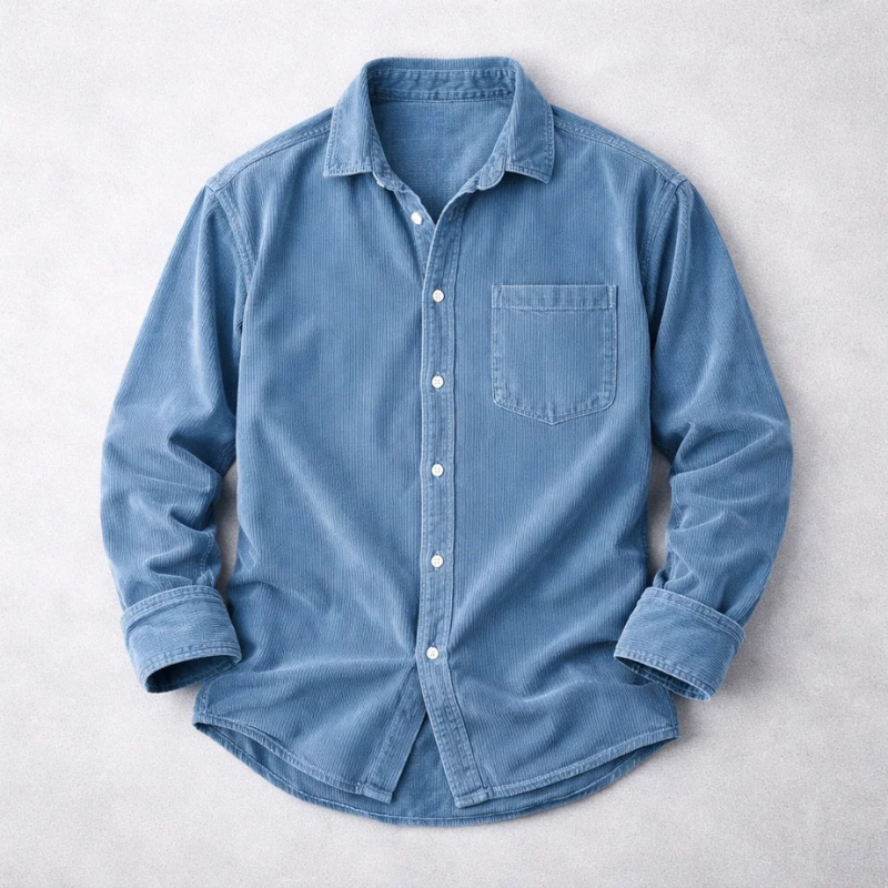 VELLANE | CHEMISE CLASSIQUE EN VELOURS CÔTELÉ POUR HOMME