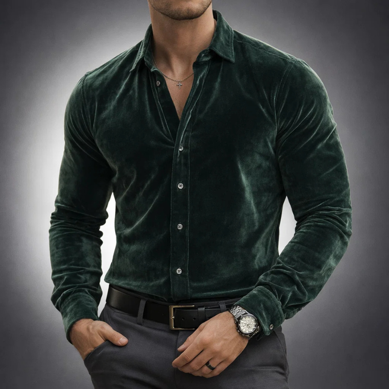 VELLANE | CHEMISE EN VELOURS POUR HOMME