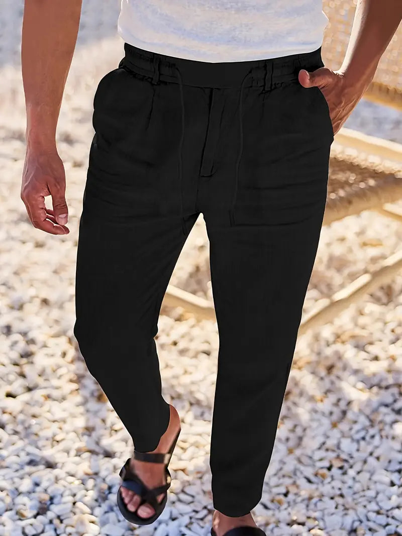 Vellane | Pantalon à Cordon et Pinces pour Homme Nicolas