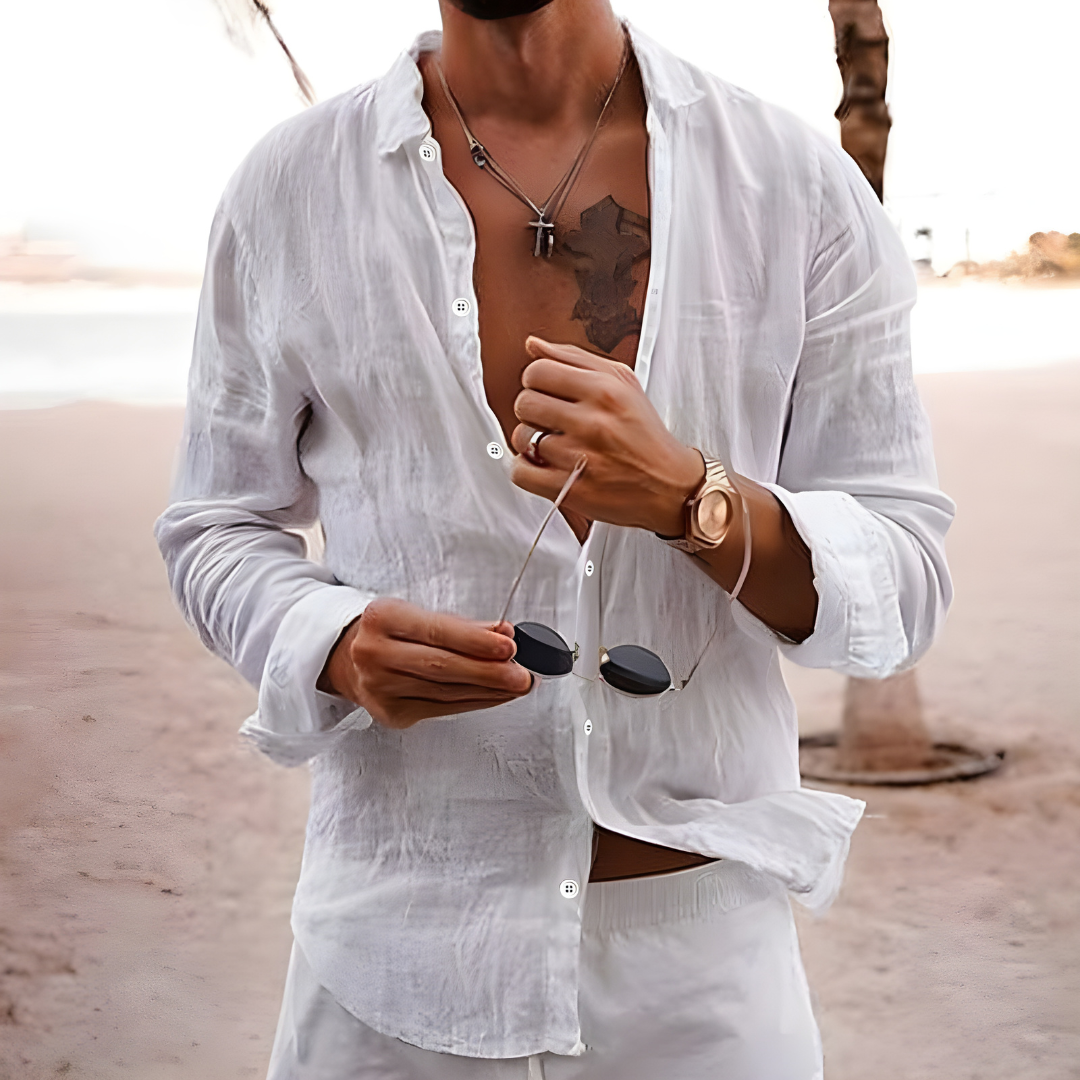 VELLANE | CHEMISE D'ÉTÉ EN COTON NATUREL