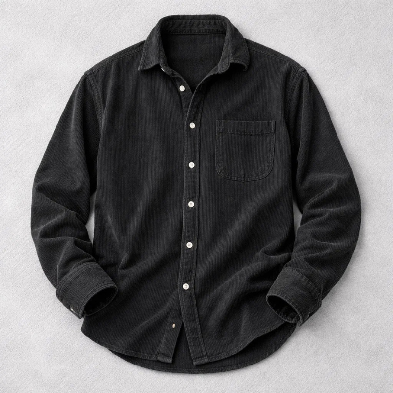 VELLANE | CHEMISE CLASSIQUE EN VELOURS CÔTELÉ POUR HOMME