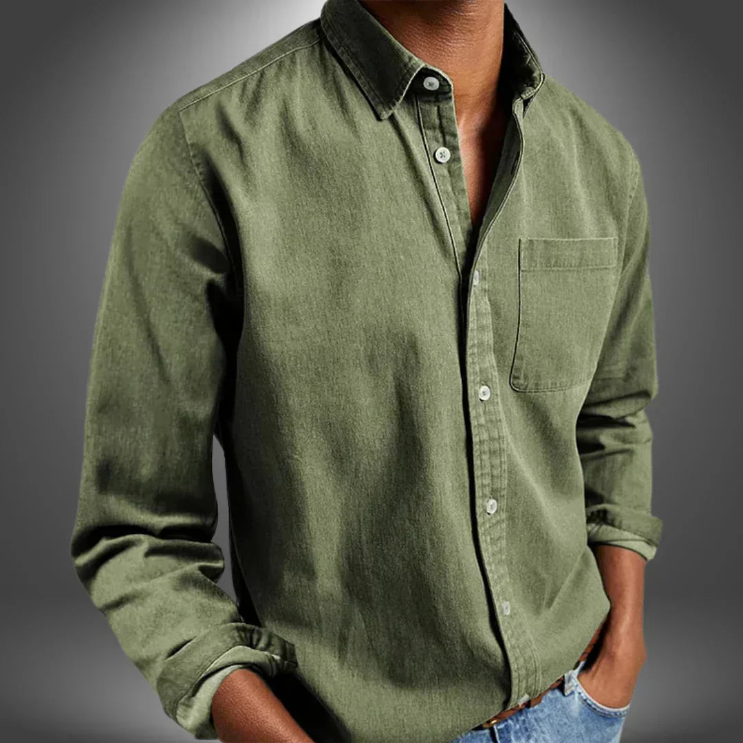 Vellane | Chemise à Poche Poitrine pour Homme Jacques