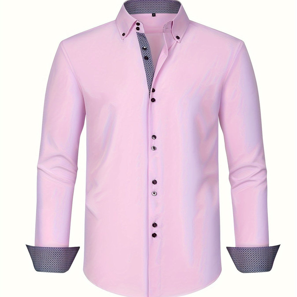 VELLANE | CHEMISE ÉLÉGANTE LÉGÈRE AVEC DÉTAILS CONTRASTÉS