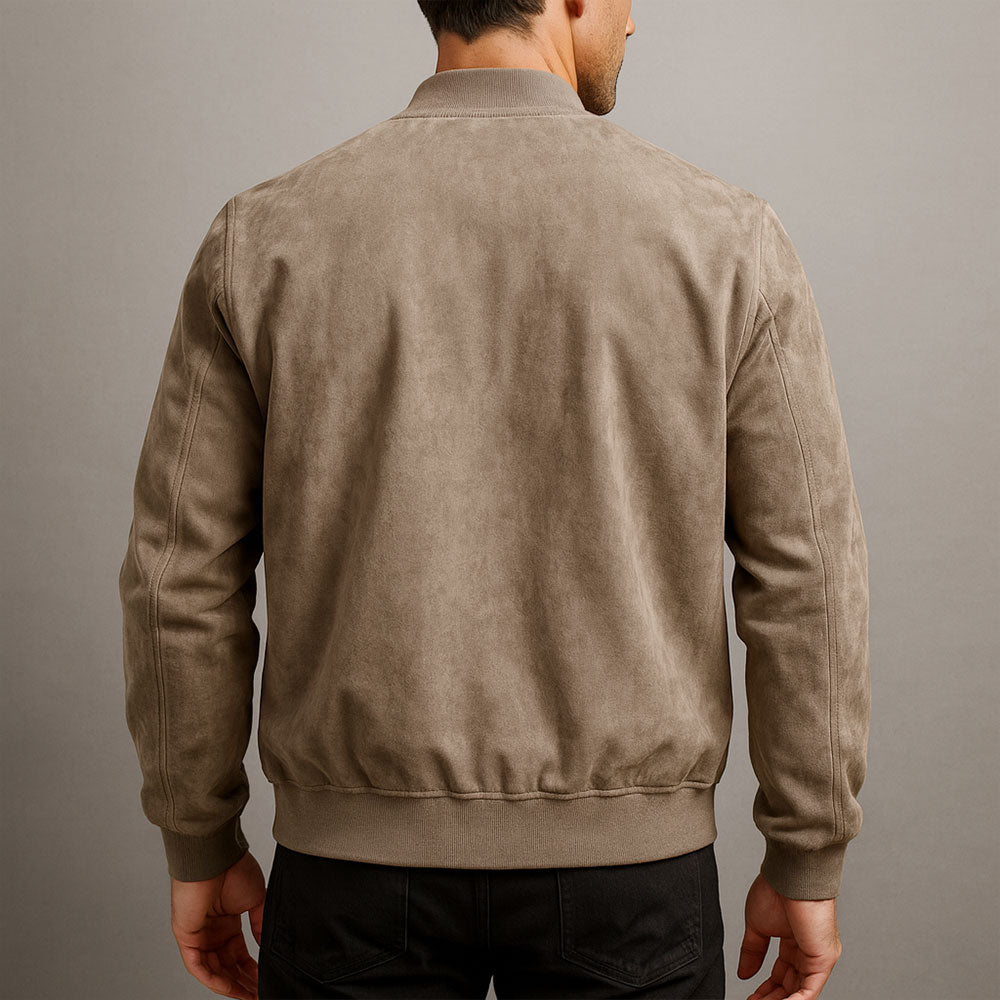 Vellane | Blouson Bomber Aspect Suédé pour Homme Antoine