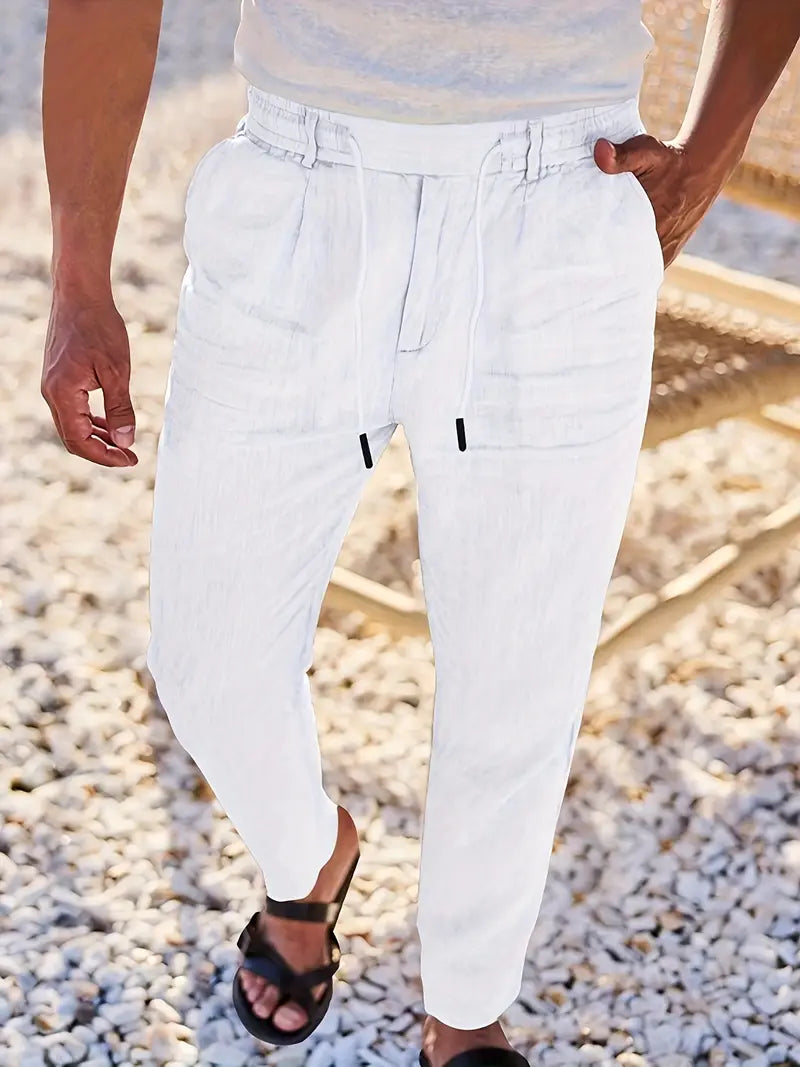 Vellane | Pantalon à Cordon et Pinces pour Homme Nicolas