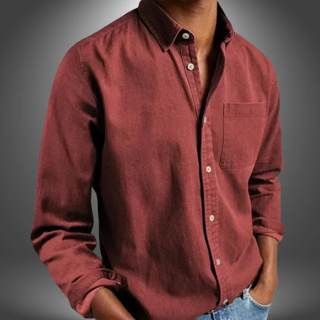 Vellane | Chemise à Poche Poitrine pour Homme Jacques