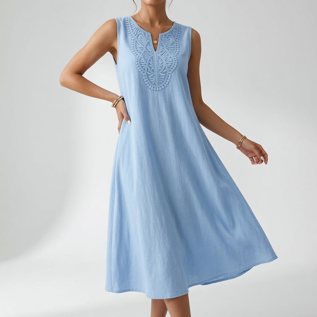 Lunésia™ — Robe bohème fluide élégance estivale