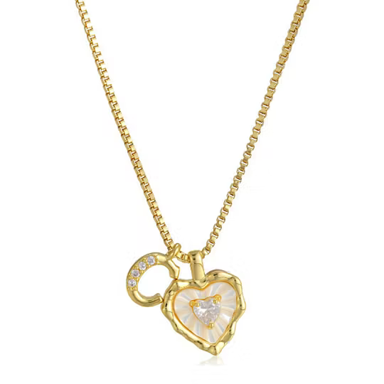 Élisara™ — Collier cœur personnalisé élégance éternelle