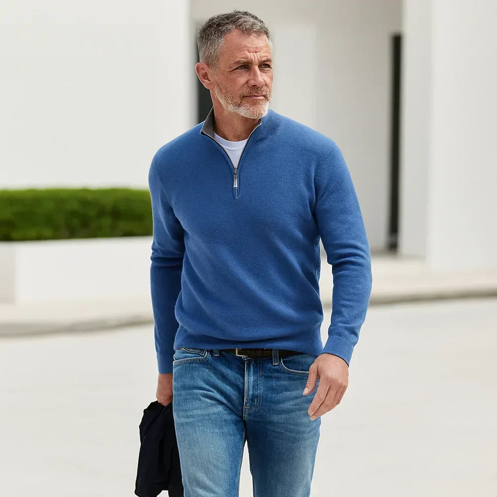 Vellane | Pull Col Zippé pour Homme Patrick