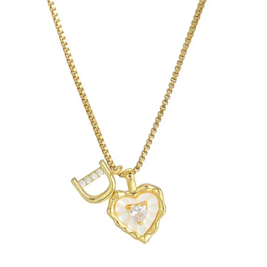 Élisara™ — Collier cœur personnalisé élégance éternelle
