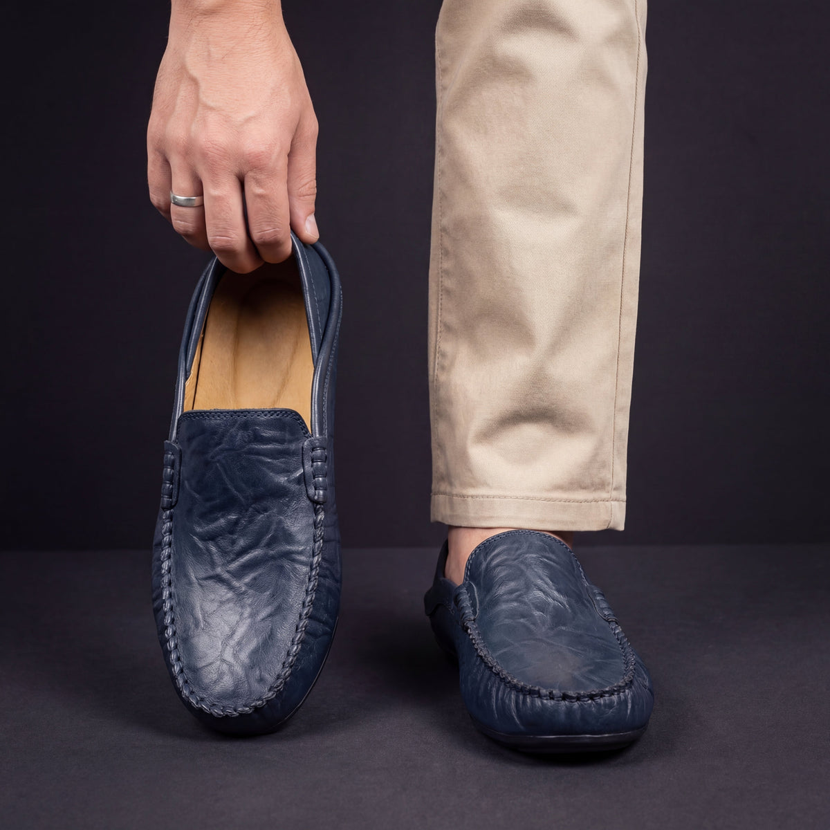 Vellane | Mocassins de Conduite pour Homme Antoine