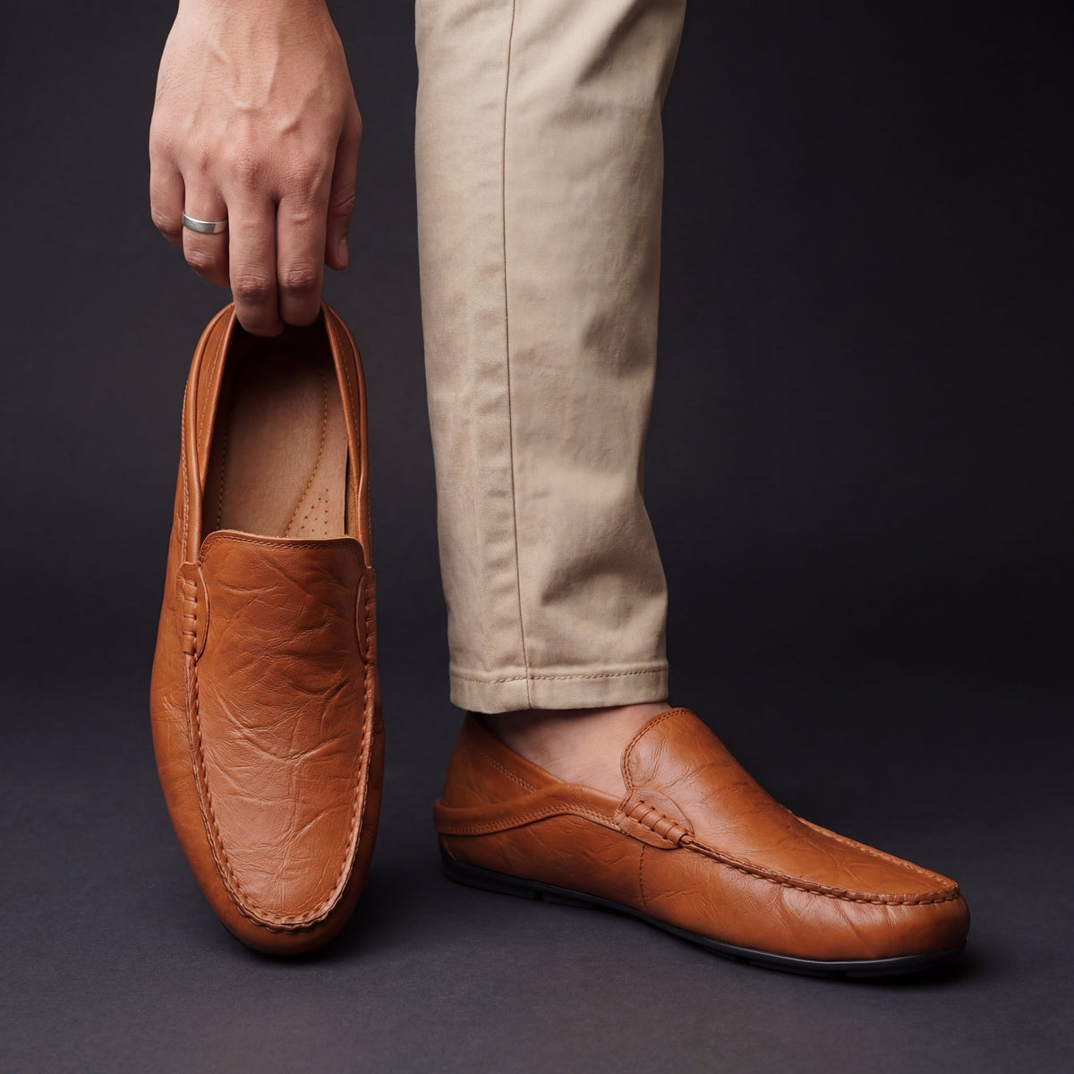 Vellane | Mocassins de Conduite pour Homme Antoine