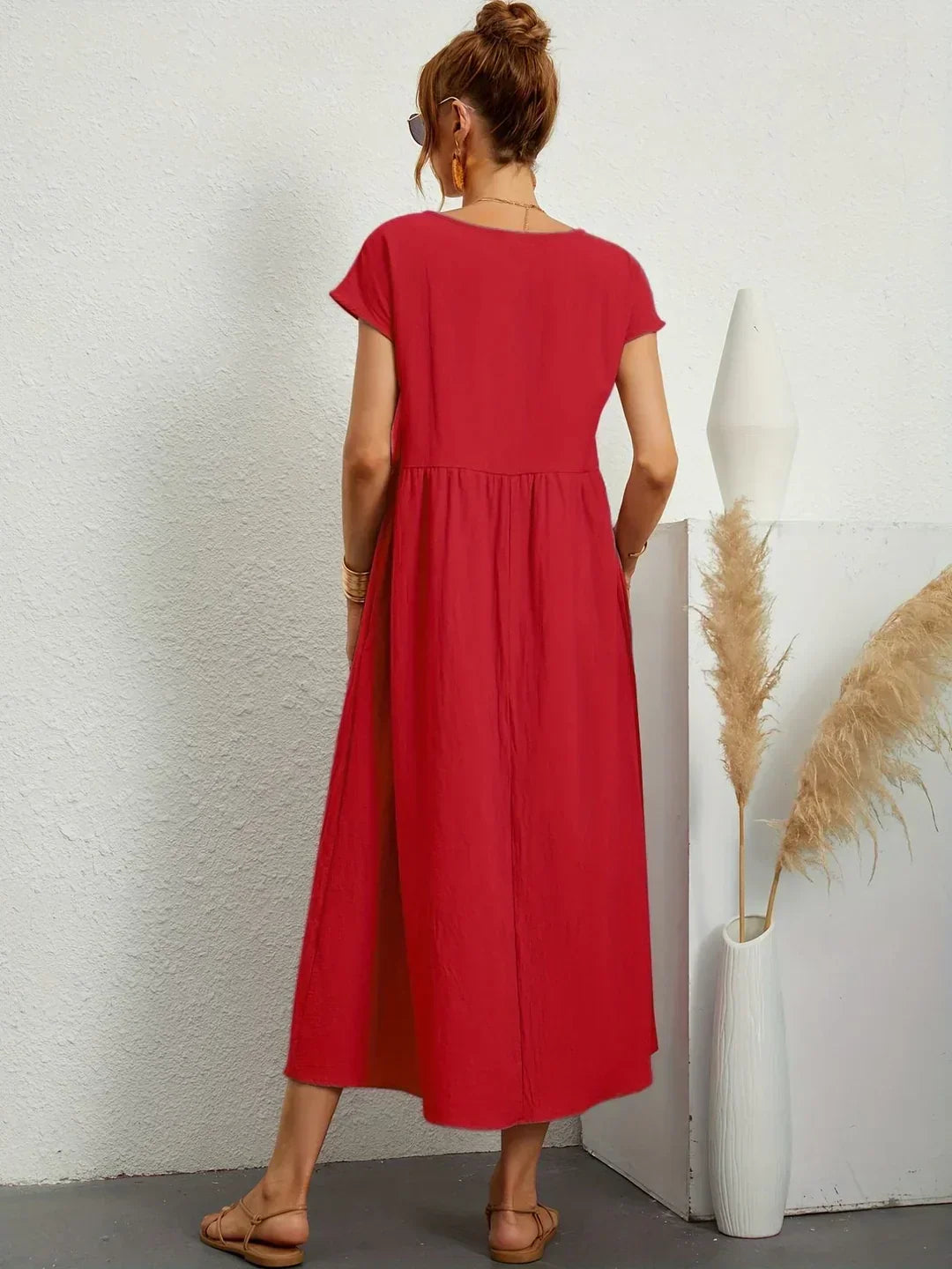 Gabrielle™ | Robe midi fluide élégance intemporelle