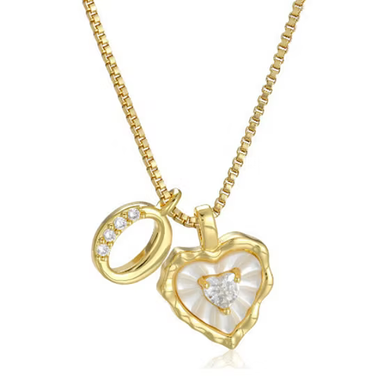 Élisara™ — Collier cœur personnalisé élégance éternelle