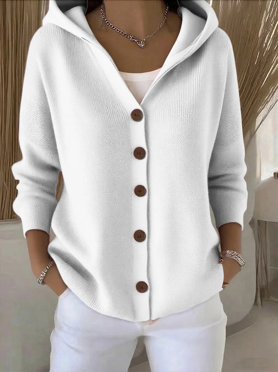Rocío | Cardigan en maille à capuche