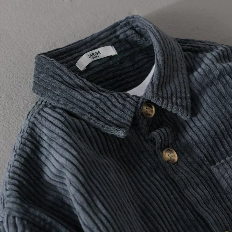 VELLANE | CHEMISE EN VELOURS CÔTELÉ POUR HOMME