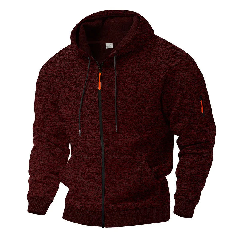 Vellane | Veste Zippée à Capuche pour Homme Éric
