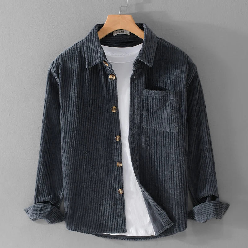 VELLANE | CHEMISE EN VELOURS CÔTELÉ POUR HOMME
