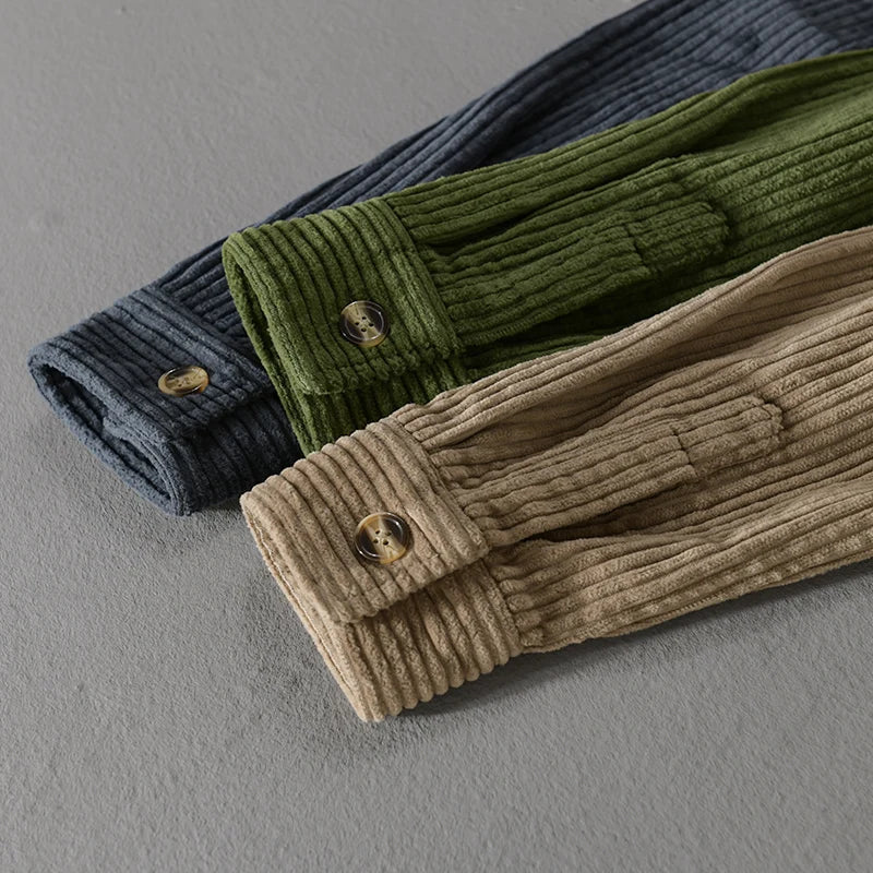 VELLANE | CHEMISE EN VELOURS CÔTELÉ POUR HOMME