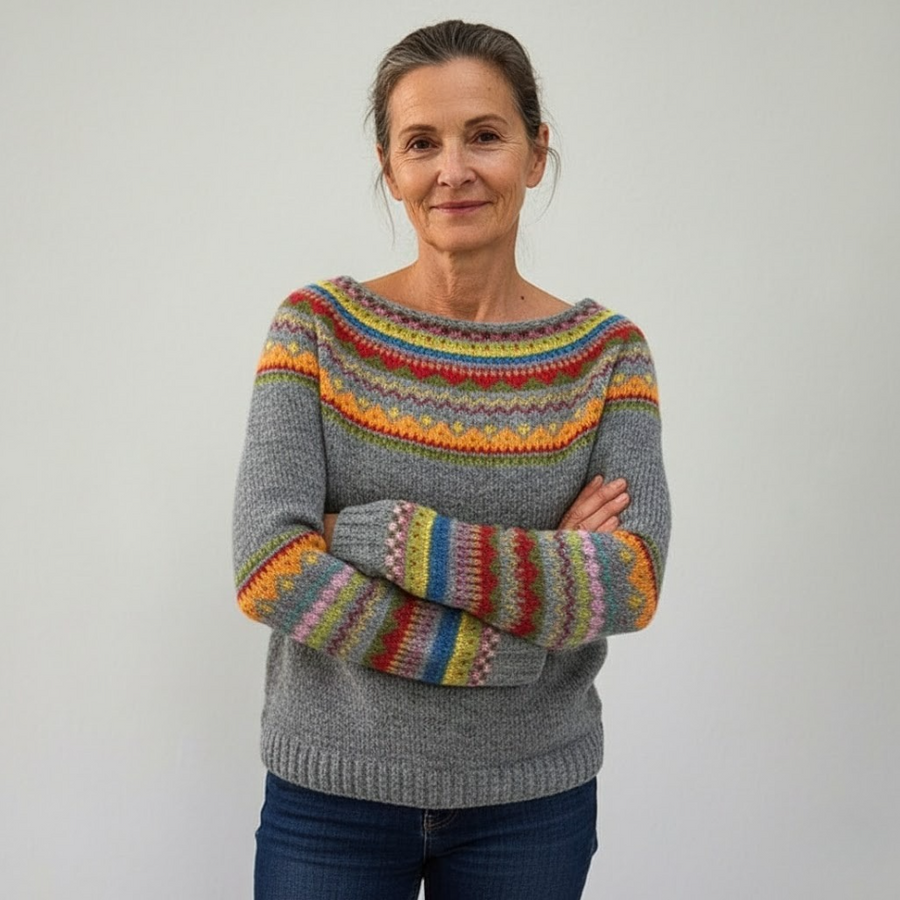 Apolline™ — Pull hivernal nordique doux confortable