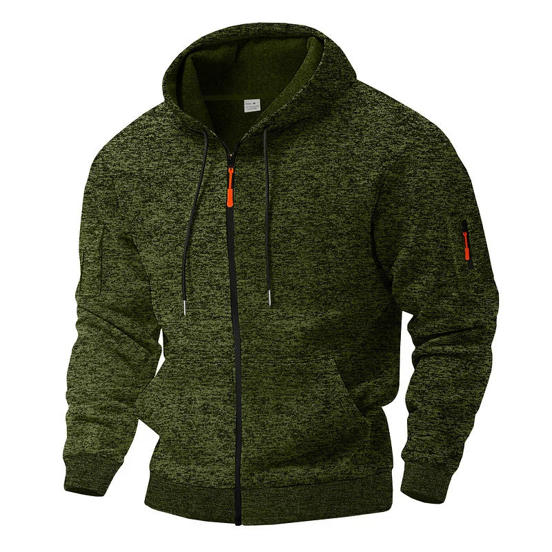 Vellane | Veste Zippée à Capuche pour Homme Éric