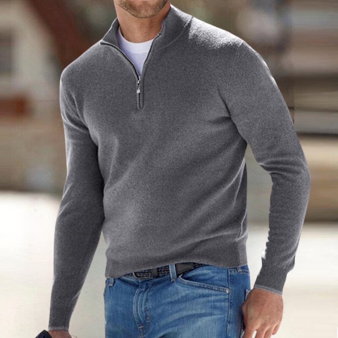 Vellane | Pull Col Zippé pour Homme Patrick