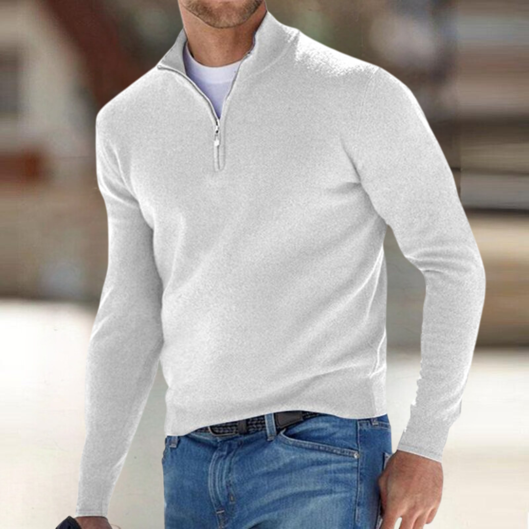 Vellane | Pull Col Zippé pour Homme Patrick