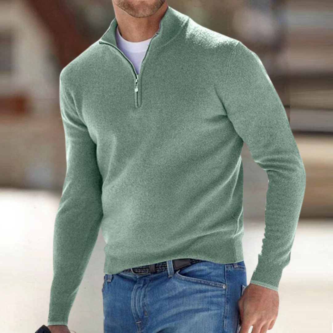 Vellane | Pull Col Zippé pour Homme Patrick