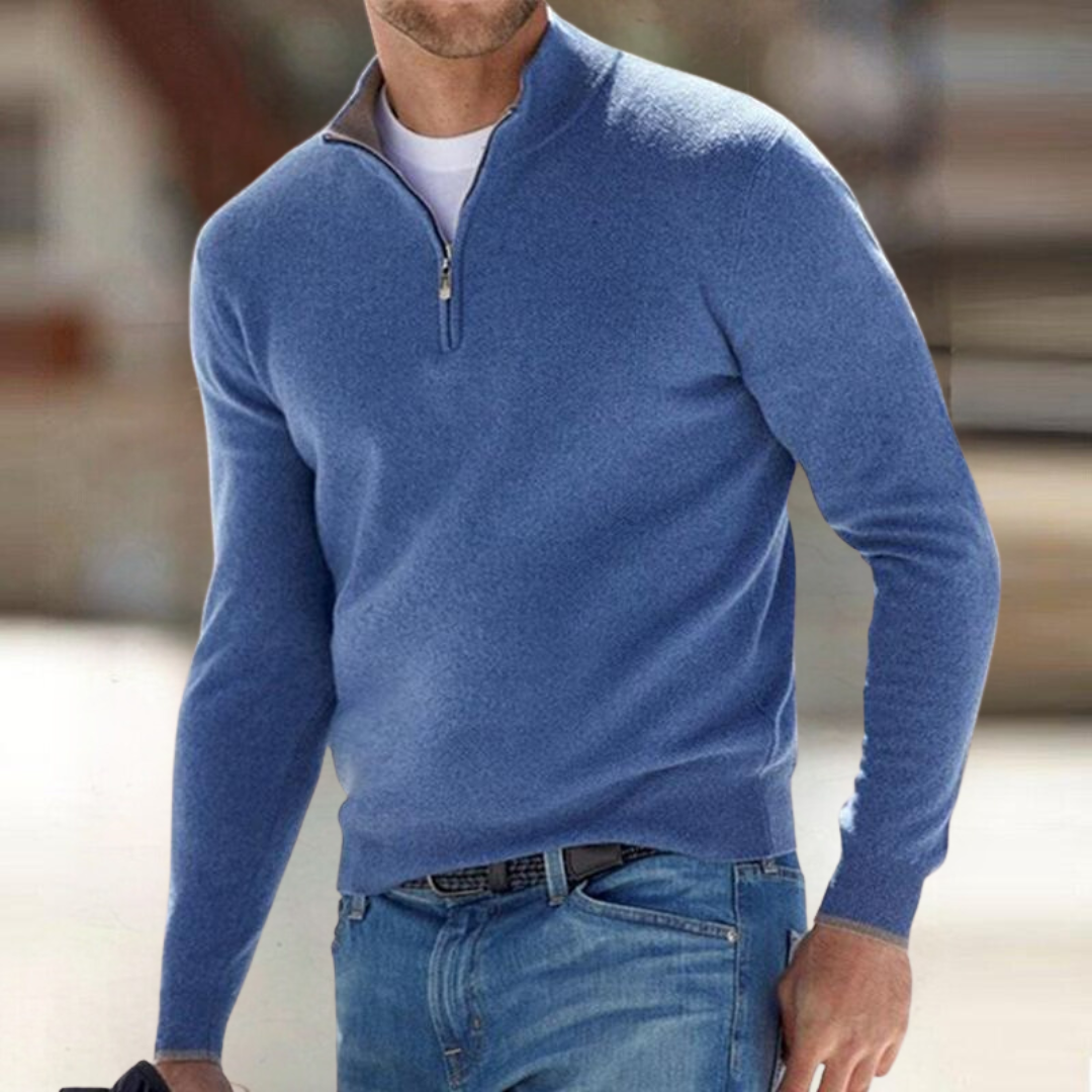 Vellane | Pull Col Zippé pour Homme Patrick