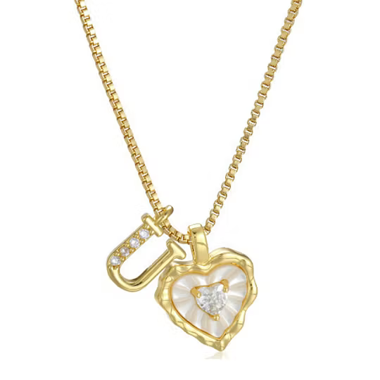 Élisara™ — Collier cœur personnalisé élégance éternelle