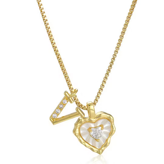 Élisara™ — Collier cœur personnalisé élégance éternelle