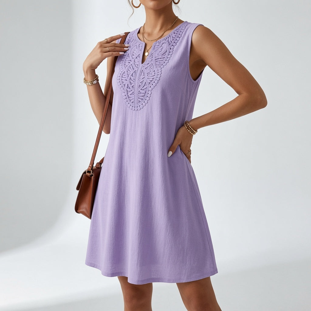 Lunésia™ — Robe bohème fluide élégance estivale