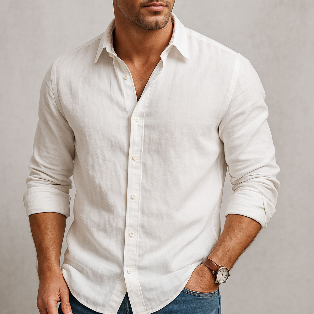 VELLANE | CHEMISE ESSENTIELLE EN LIN POUR HOMME