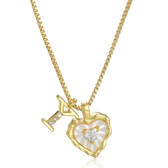 Élisara™ — Collier cœur personnalisé élégance éternelle