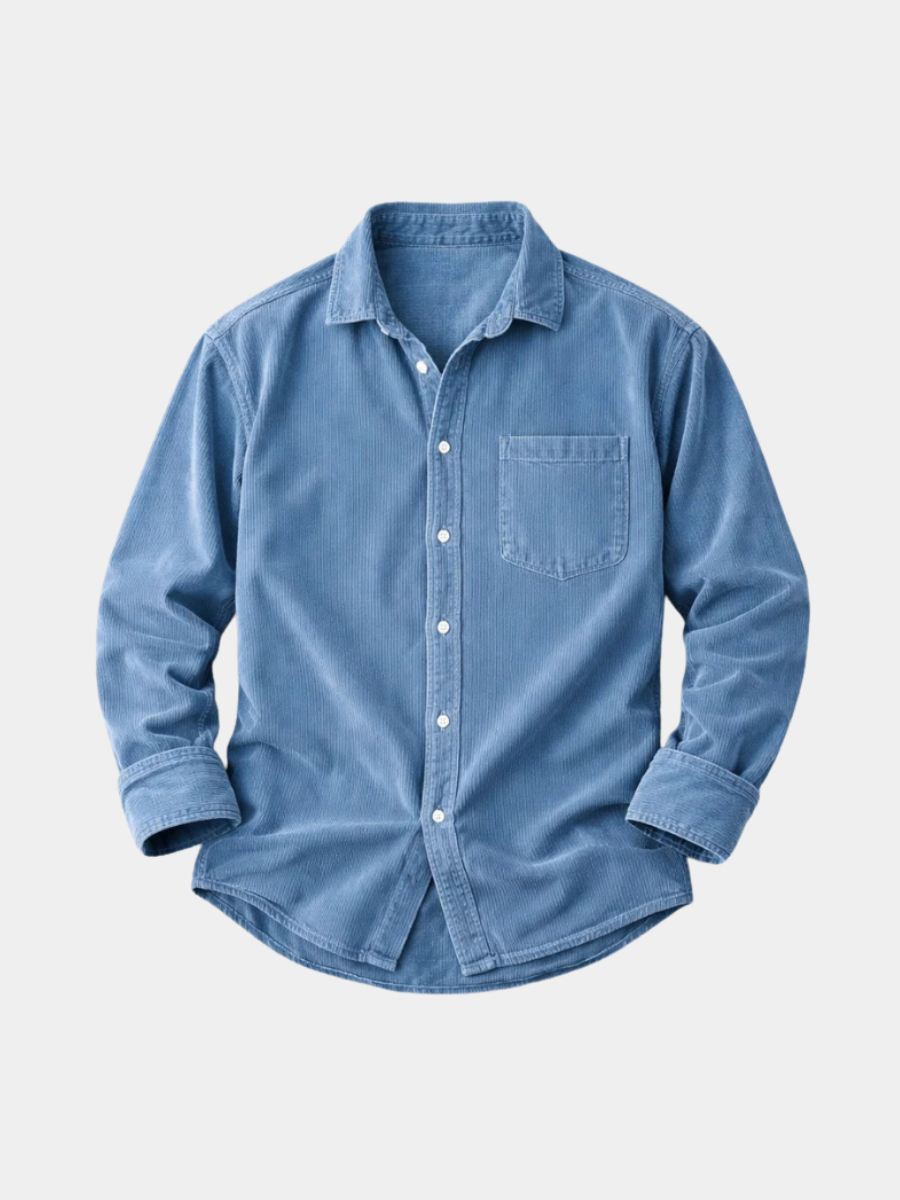 VELLANE | CHEMISE CLASSIQUE EN VELOURS CÔTELÉ POUR HOMME